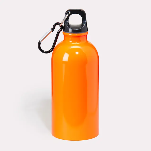 Roestvrijstalen fles met karabijnhaak 400ml, foto 5