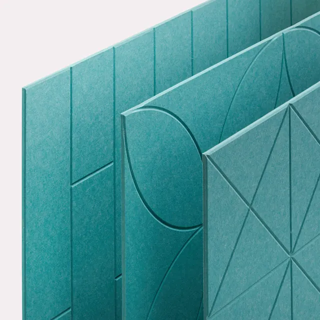 PET-vilt wandpanelen