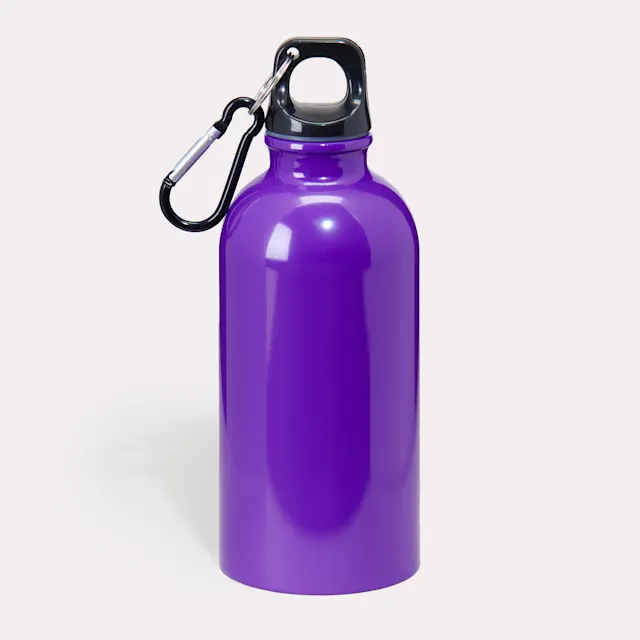 Roestvrijstalen fles met karabijnhaak 400ml, foto 6