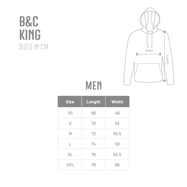 Hoodies B&C King, foto 9