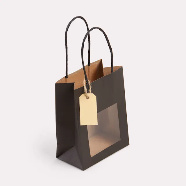 Papieren tassen luxe met venster, foto 8
