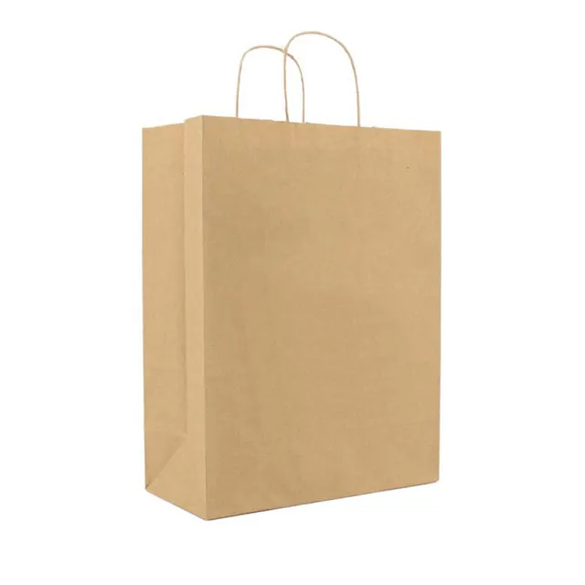Papieren tassen luxe met venster, Kleur tas: Kraft