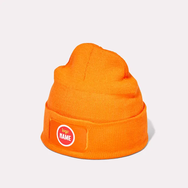 Gebreide mutsen met label