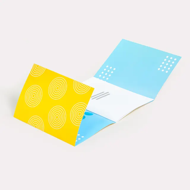 Geniete brochures met flap(pen), foto 4