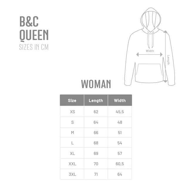 Hoodies B&C Queen, foto 5