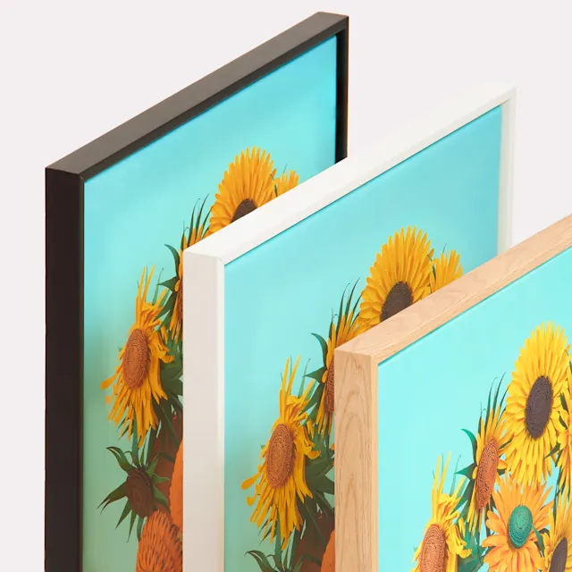 Canvas met baklijst