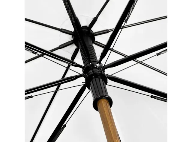 Paraplu's Falcone Compact automatisch windproof houten haak 102 cm, foto 3