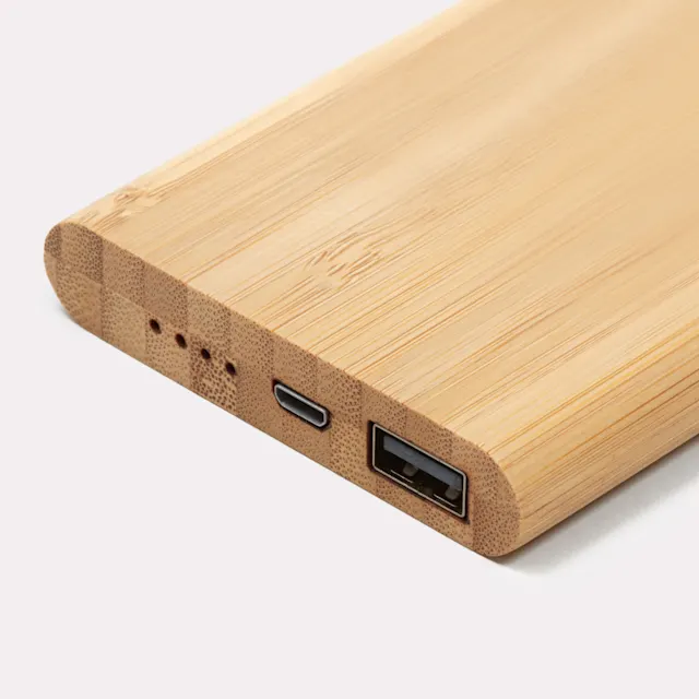 Powerbanks bamboe, foto 2