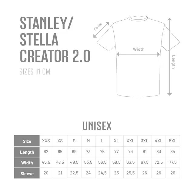 T-shirts Stanley/Stella Creator 2.0, foto 11