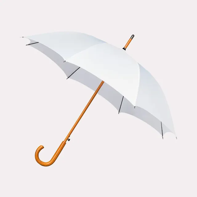Paraplu's Falcone Compact automatisch windproof houten haak 102 cm, foto 7