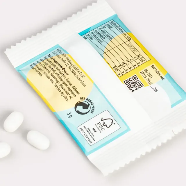 Tic Tac fresh mint in papieren zakje, foto 3