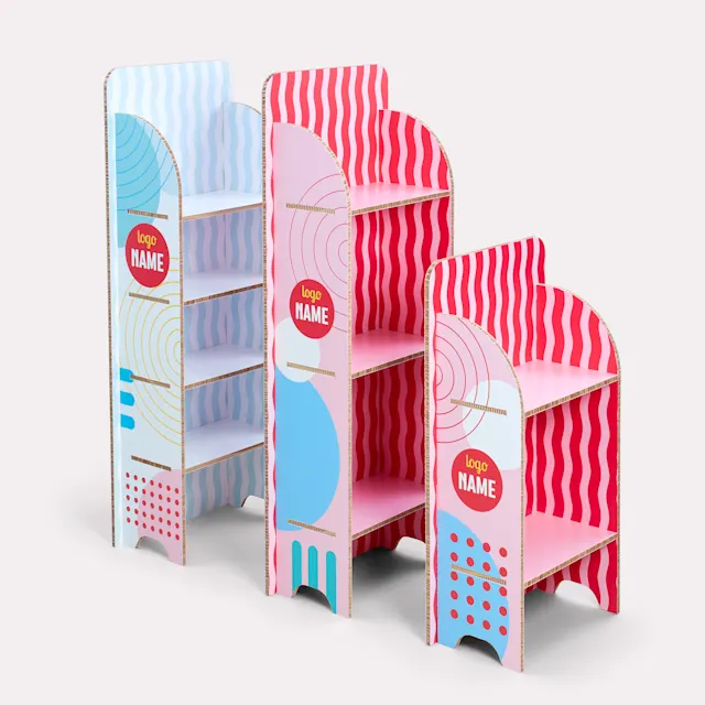 POS displays met schappen