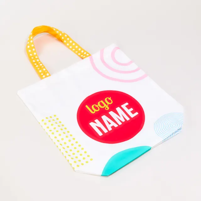 Polyester tote bags met all-over bedrukking, foto 2