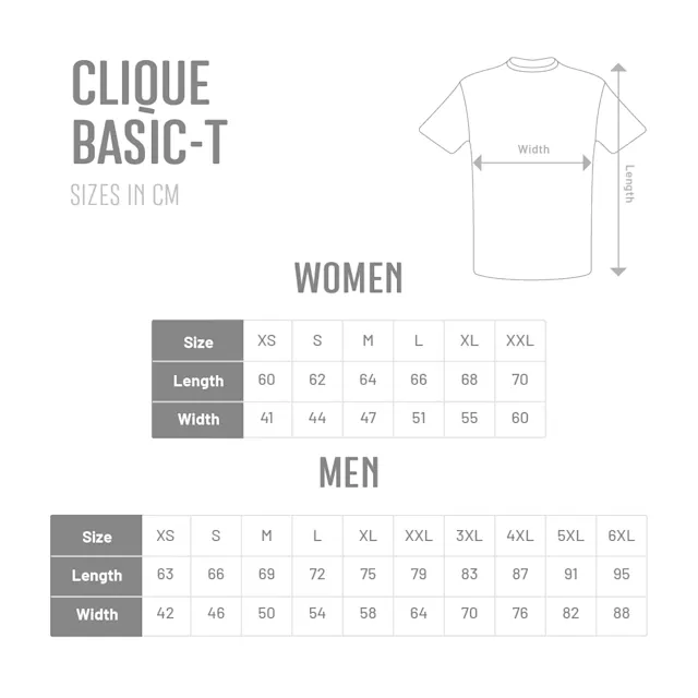 T-shirts Clique Basic-T, foto 11