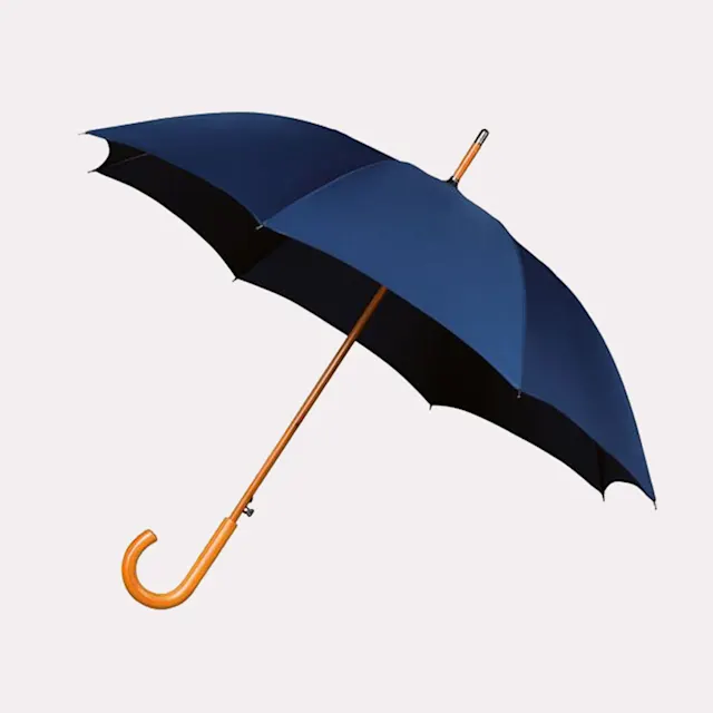 Paraplu's Falcone Compact automatisch windproof houten haak 102 cm, foto 8