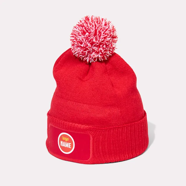 Bonnets pompon patch