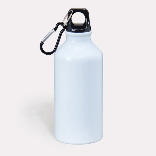 Bouteille en inox avec mousqueton 400 ml, photo 3