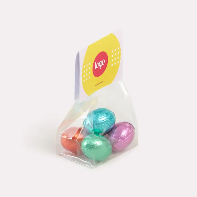 Sachets d'œufs en chocolat