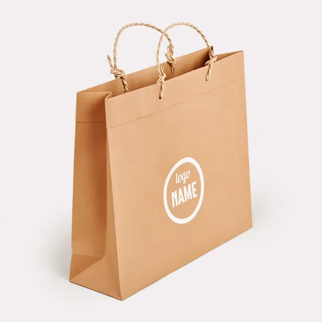 Sacs en papier luxe - recyclés avec cordons en papier, photo 6