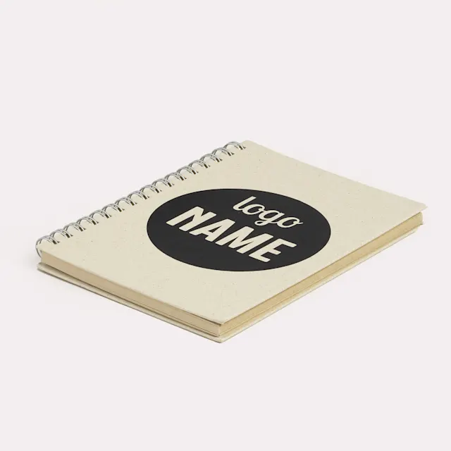Carnets en papier d'herbe