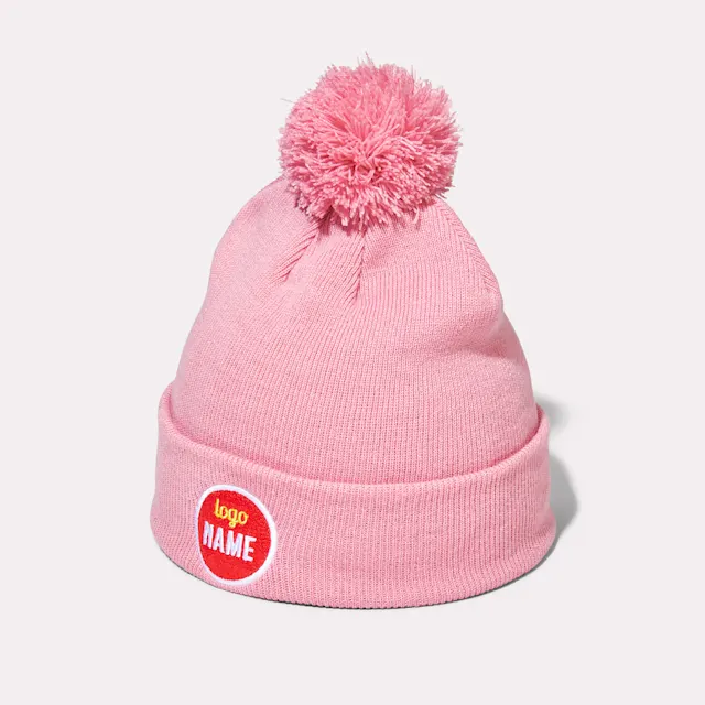 Bonnets tricotés original pompon