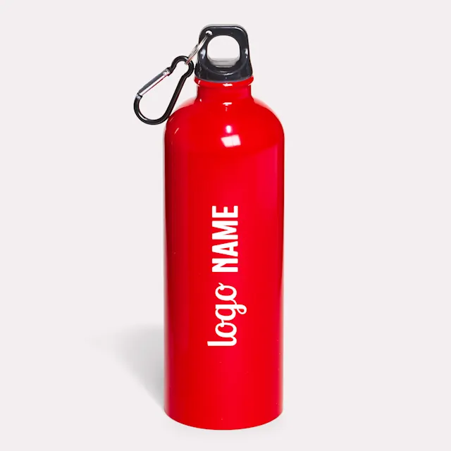 Bouteille aluminium avec mousqueton 750ml