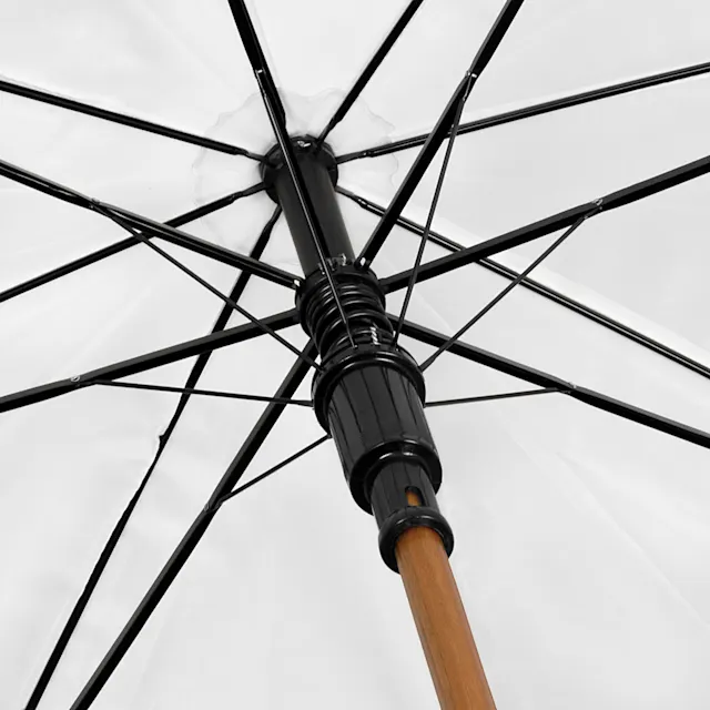 Parapluies Falconetti Compact Automatique crochet et poignée en bois 102 cm, photo 3