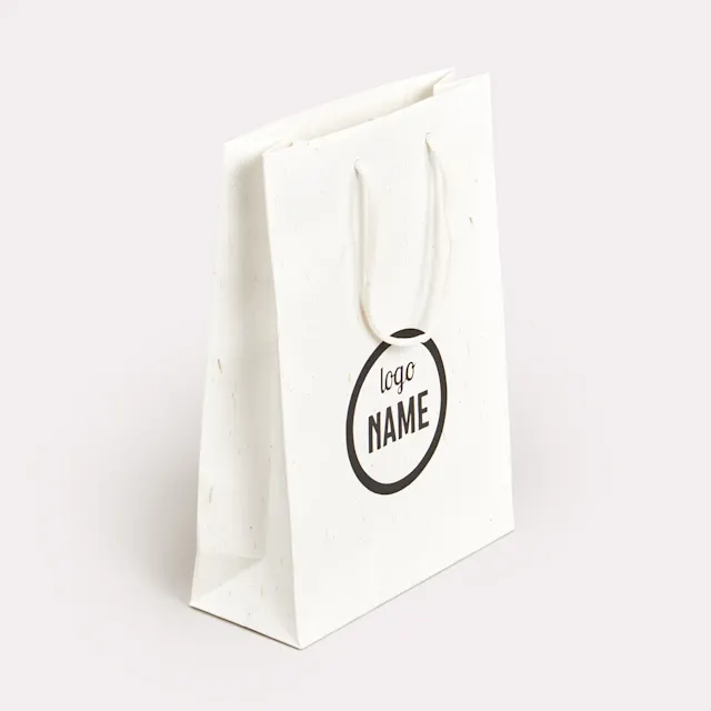 Sacs en papier luxe - recyclés avec paille, photo 6