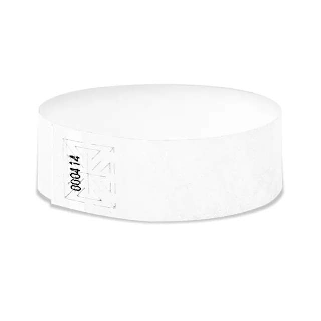 Bracelets Tyvek, Couleur bracelets : blanc
