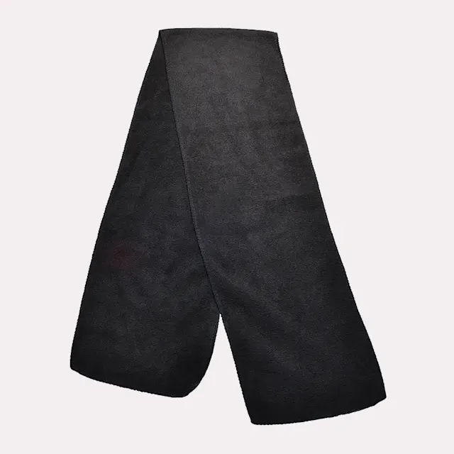 Écharpes fleece basic, Couleur : Noir