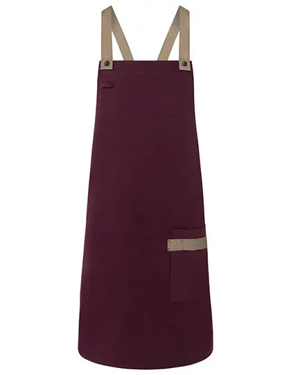 Tabliers urban look, Couleur textile : Aubergine
