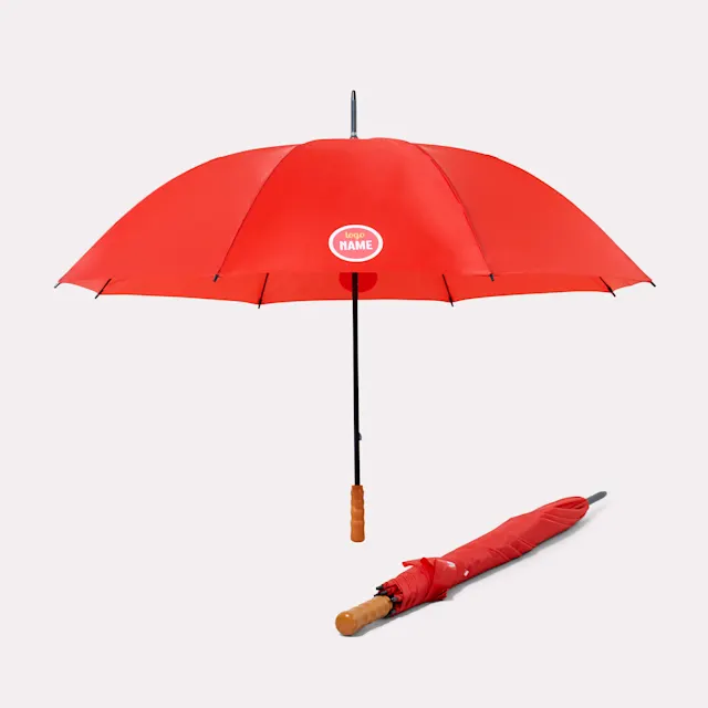 Parapluies de Golf Falconetti avec poignée en bois 130 cm