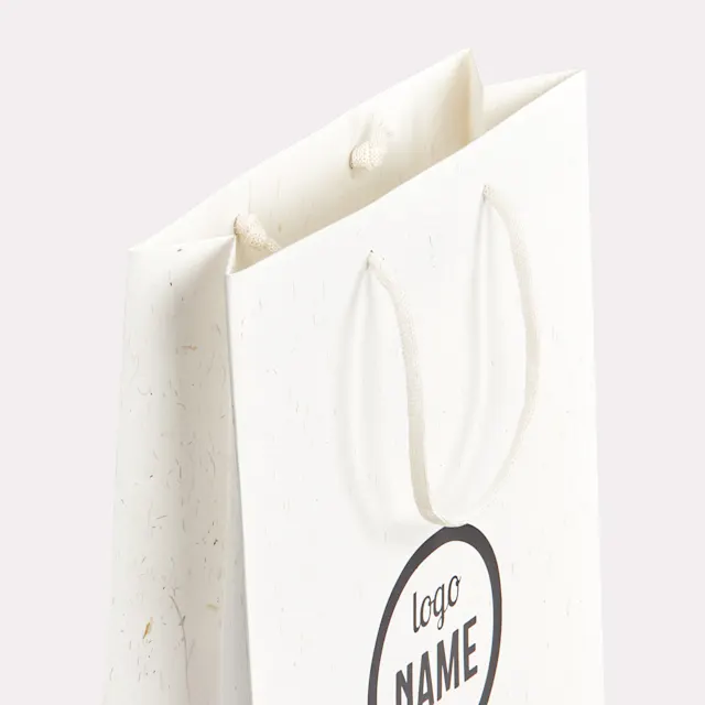 Sacs en papier luxe - recyclés avec paille, photo 3