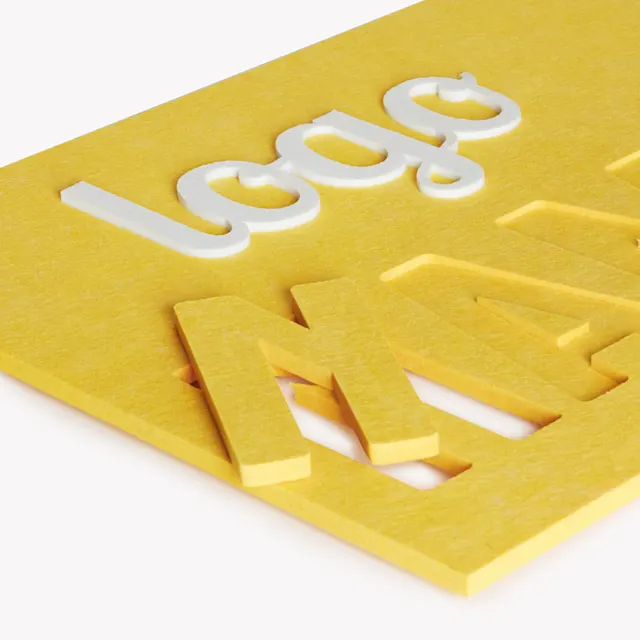 Lettres en feutre PET