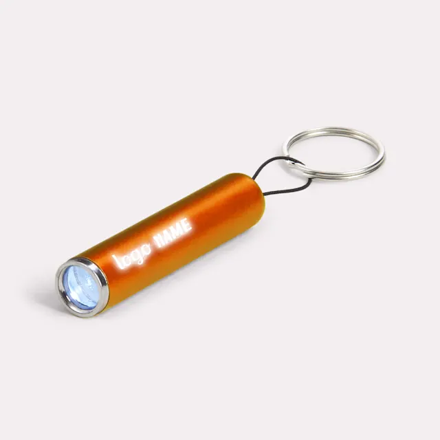 Petite lampe de poche avec cordon et anneaux porte-clés, photo 3