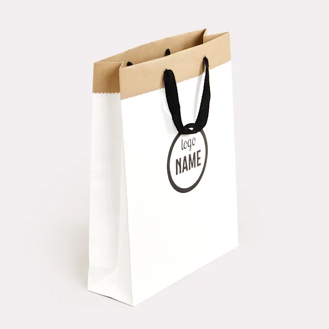 Sacs en papier de luxe - duplex recyclé, photo 2