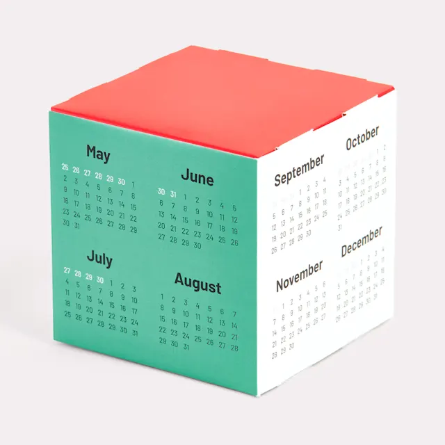 Calendriers cube, photo 3