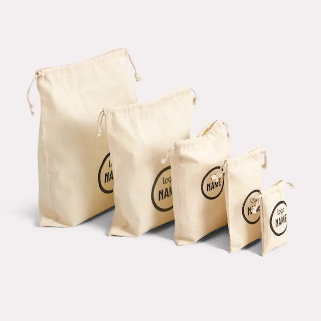 Sacs en coton à cordon, photo 2