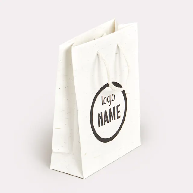Sacs en papier luxe - recyclés avec paille, photo 7