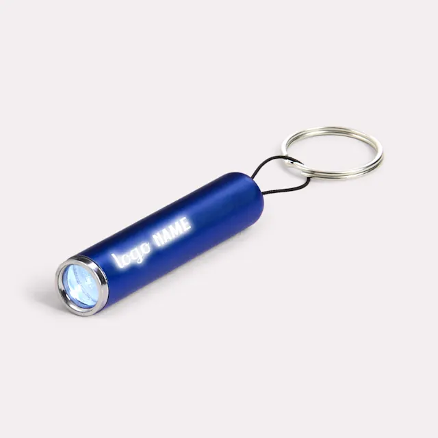 Petite lampe de poche avec cordon et anneaux porte-clés, photo 5