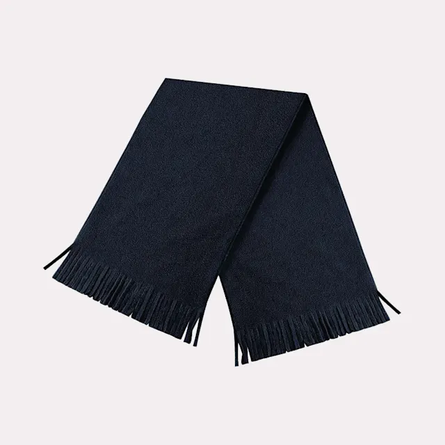 Écharpes fleece luxe, Couleur : Noir
