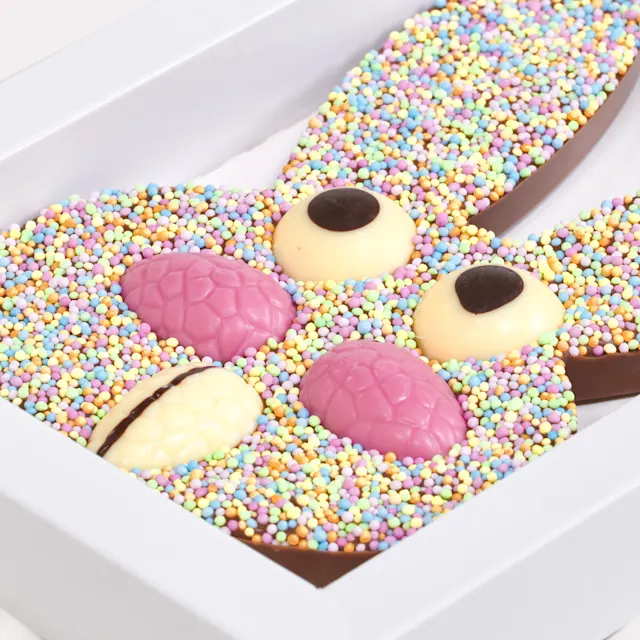 Lapins de Pâques en chocolat avec manchon, photo 2