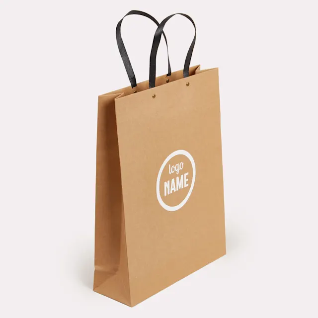 Sacs en papier luxe - recyclés avec clous, photo 6