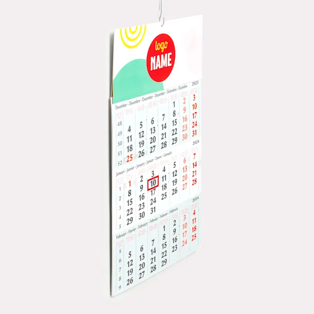 Calendriers mensuels basic 2027, photo 4