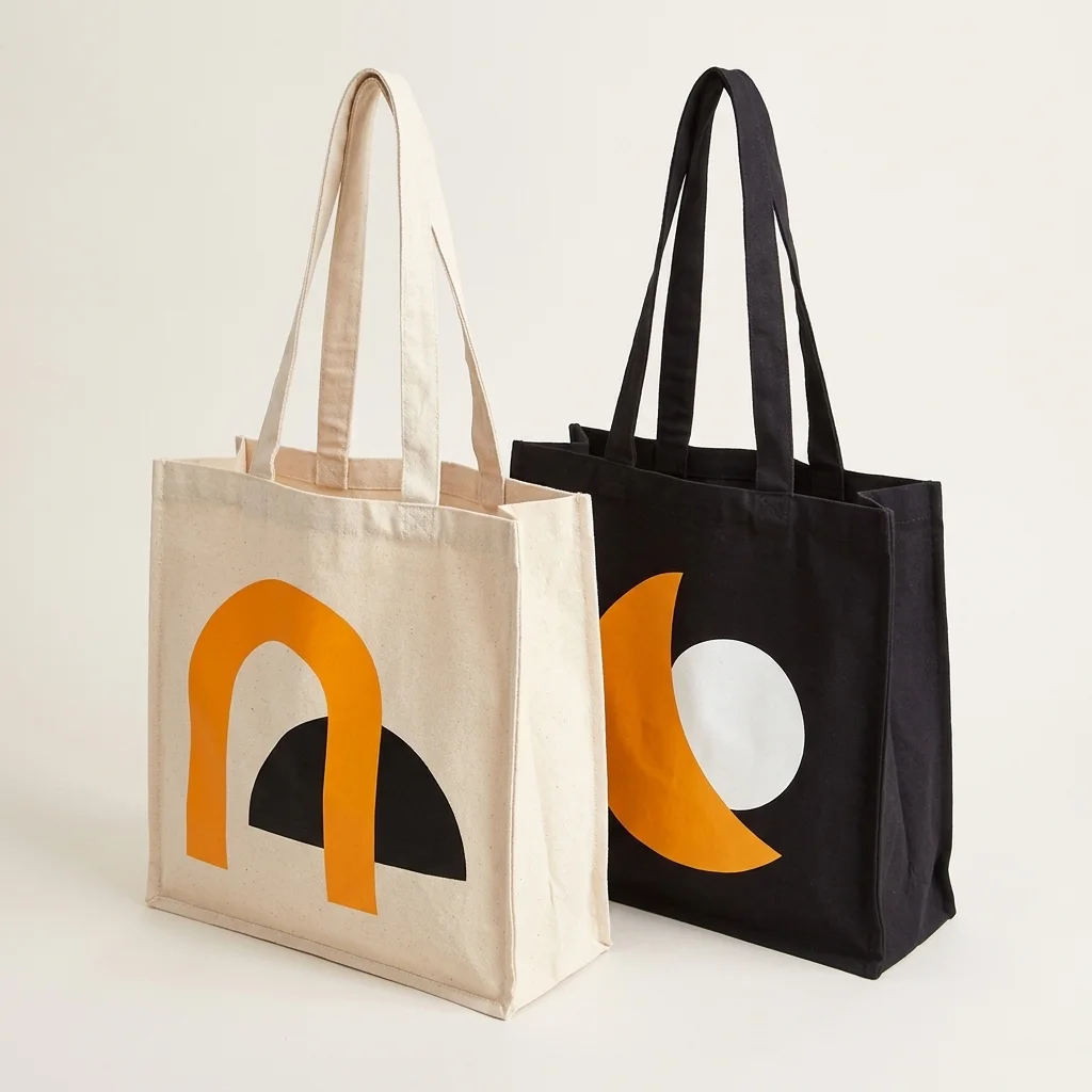 Canvas shopping bags