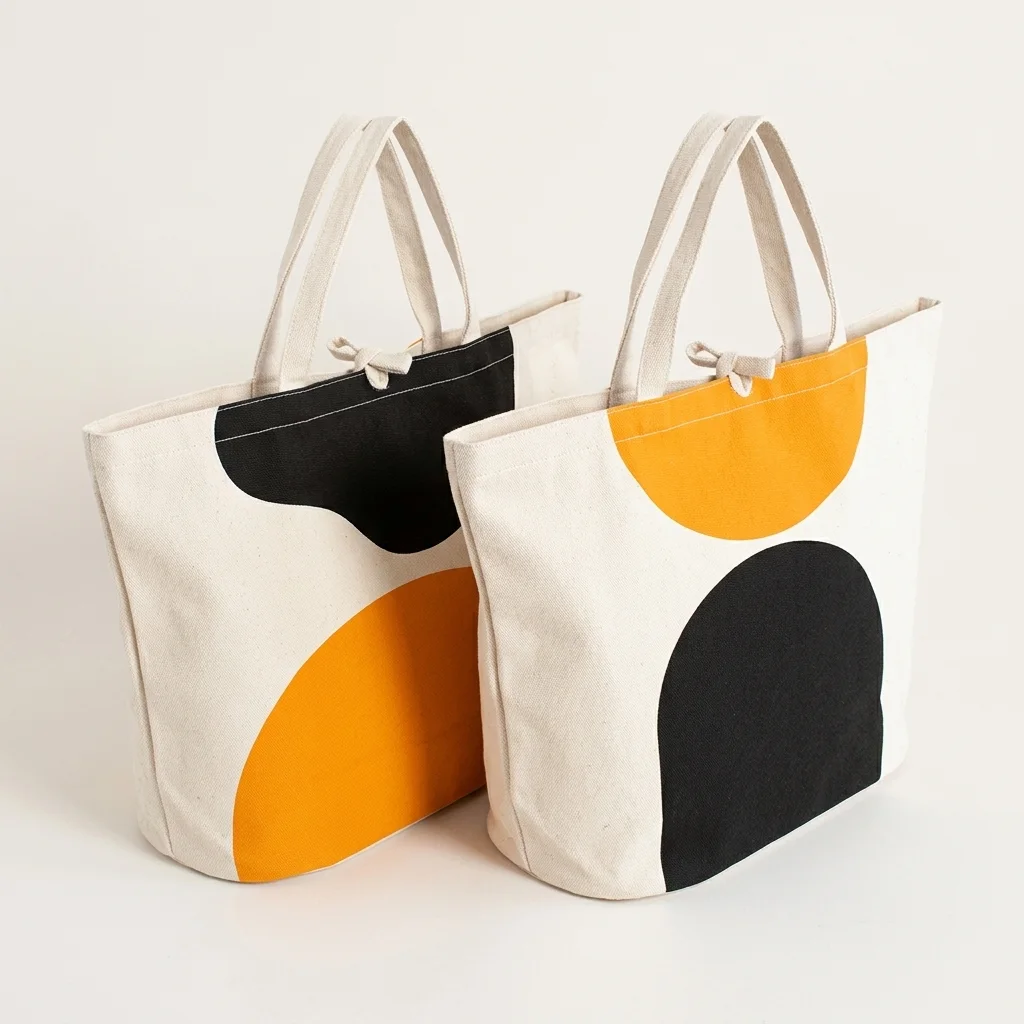 Canvas strandtassen