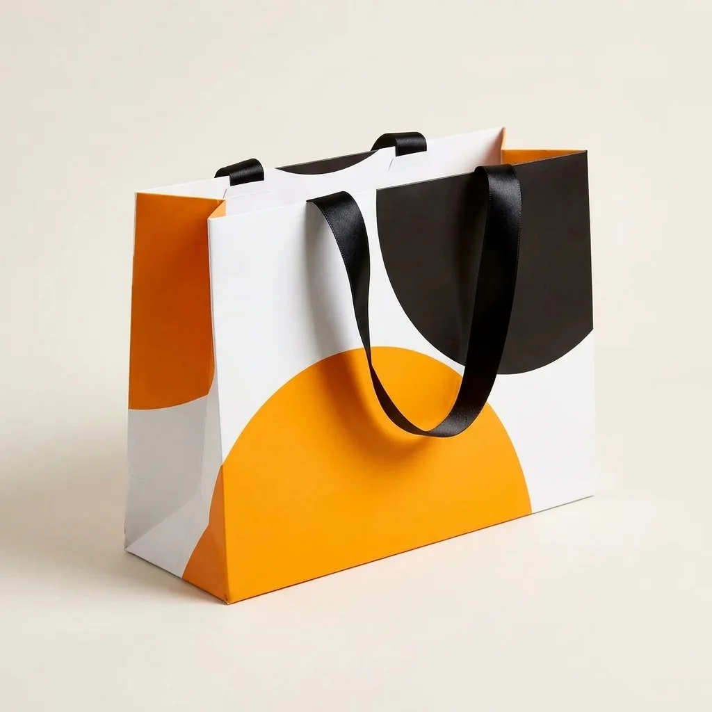 Luxe papieren tassen - satijnlook handvat