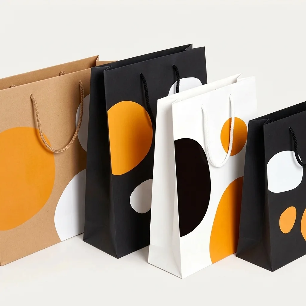 Sacs en papier de luxe - sérigraphie